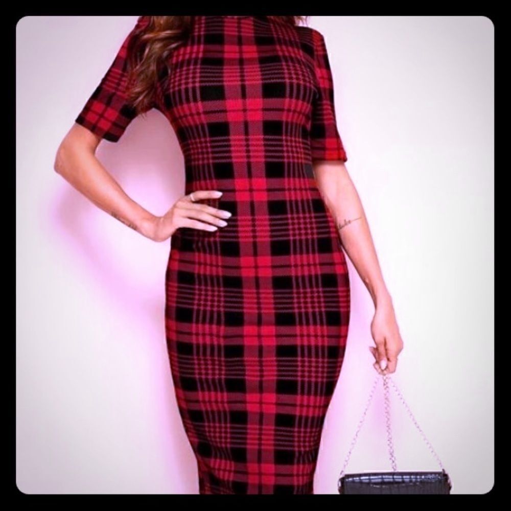 🌸Women short sleeve Mock Neck Dress Super Sexy